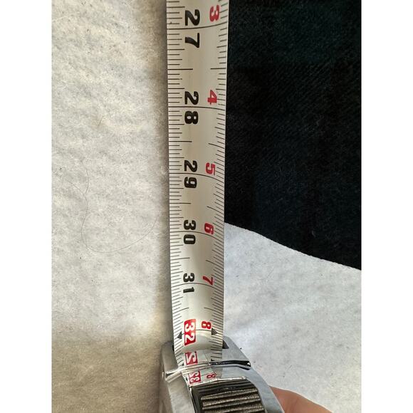 Vintage Giorgio Saint Angelo Pants Womens 6 Blue 100% Wool Pleats Trouser Tartan - Picture 7 of 9